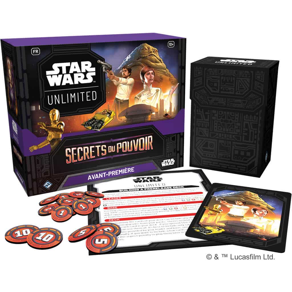 Star wars unlimited - secrets du pouvoir - pack d'avant première 4 Star wars unlimited secrets du pouvoir pack d avant premiere 1