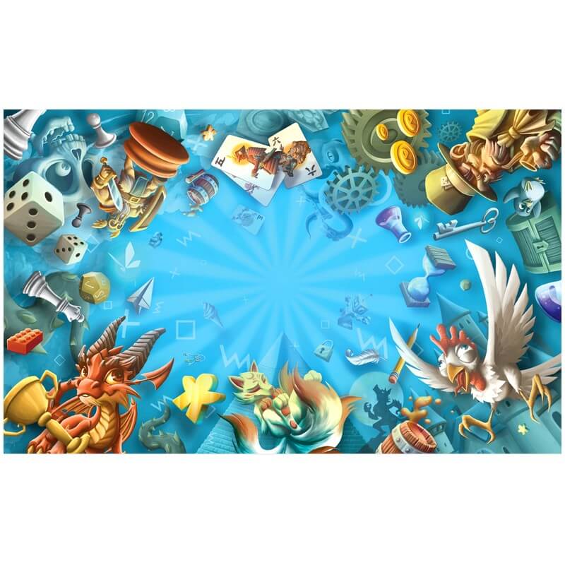Playmat golden meeple 19 Playmat golden meeple