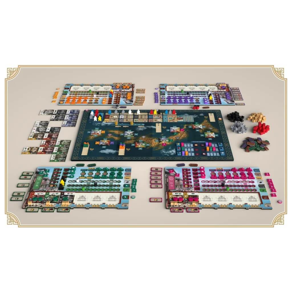 Nippon: zaibatsu ks emperor's edition (incl. Metal coins) + playmat 2 Nippon 1