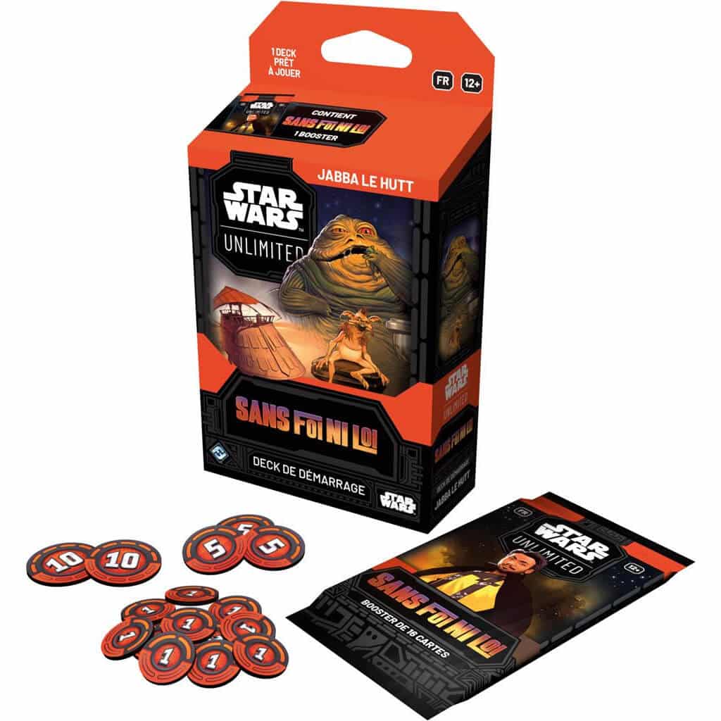 Star wars unlimited sans foi ni loi deck de demarrage jabba le hutt
