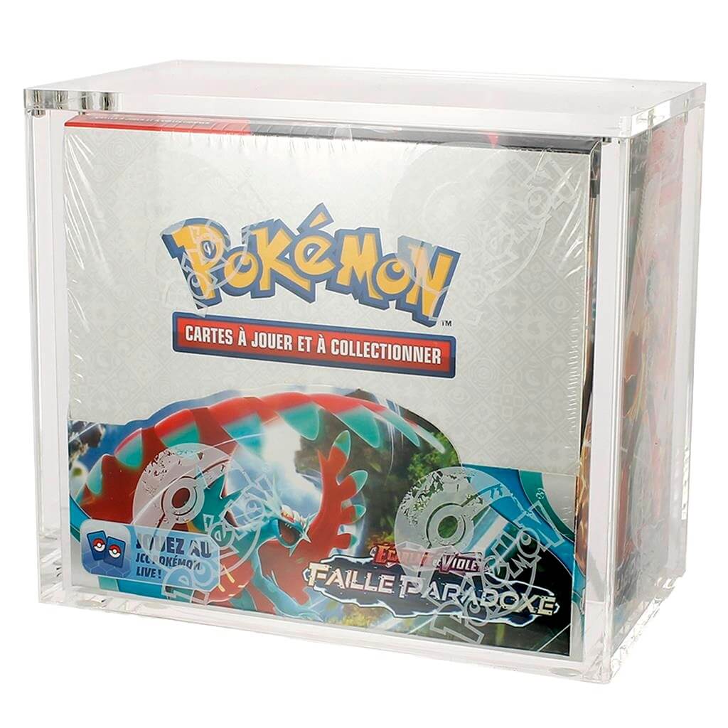 Acrylic case magnetic - pokemon booster box 3 Acrylic case magnetic pokemon booster