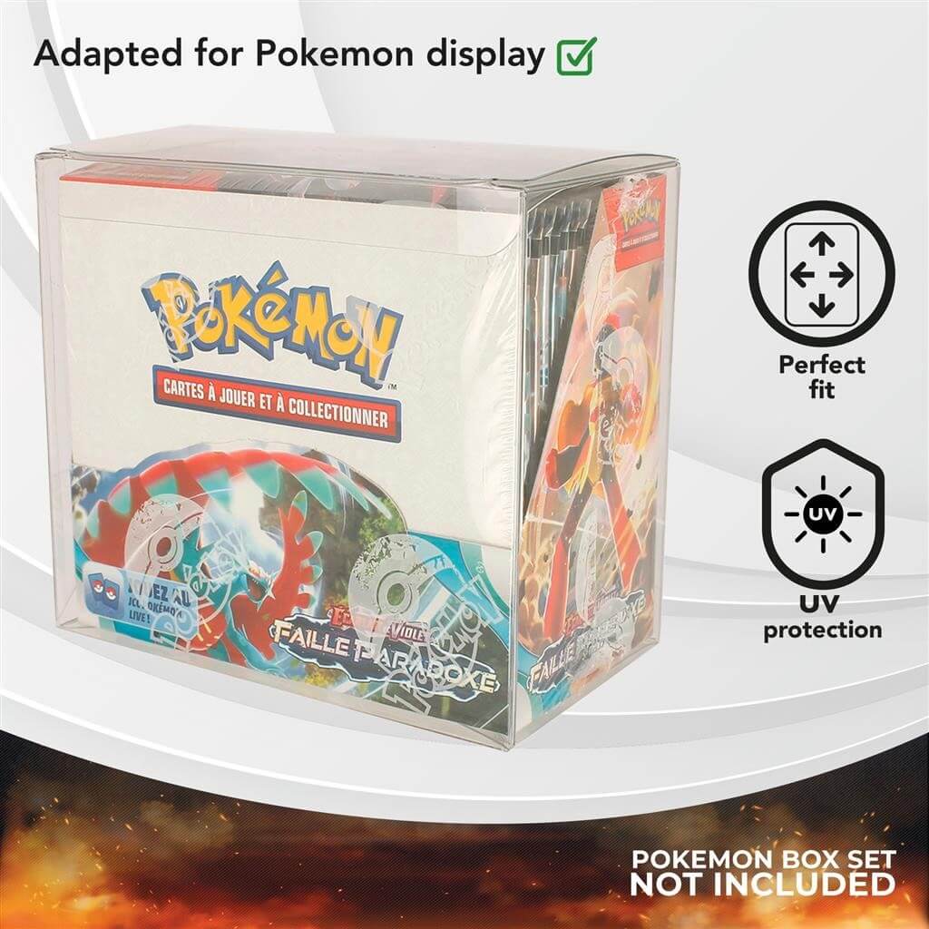 Acrylic case magnetic - pokemon bundle display (copie) 5 Boite de protection pokemon display booster 1