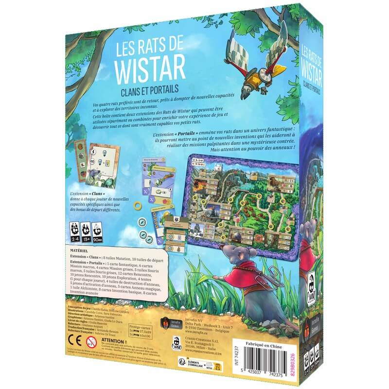 Les rats de wistar - clans et portails 2 Les rats de wistar clans et portails 1