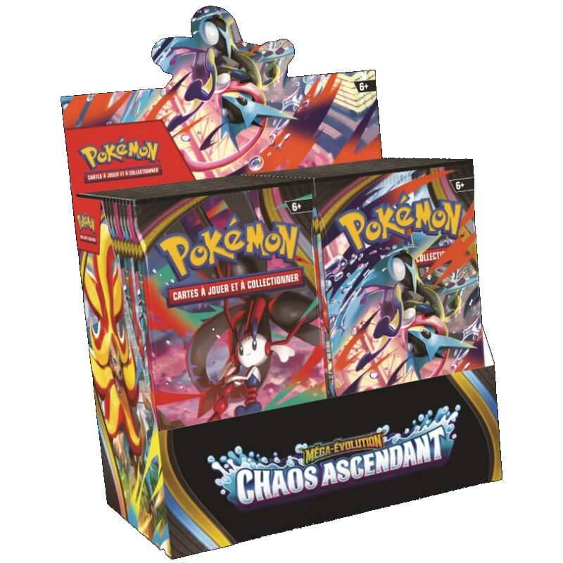 Pokémon : me04 chaos ascendant - display 36 boosters 23 Me04 chaos ascendant display 36 boosters