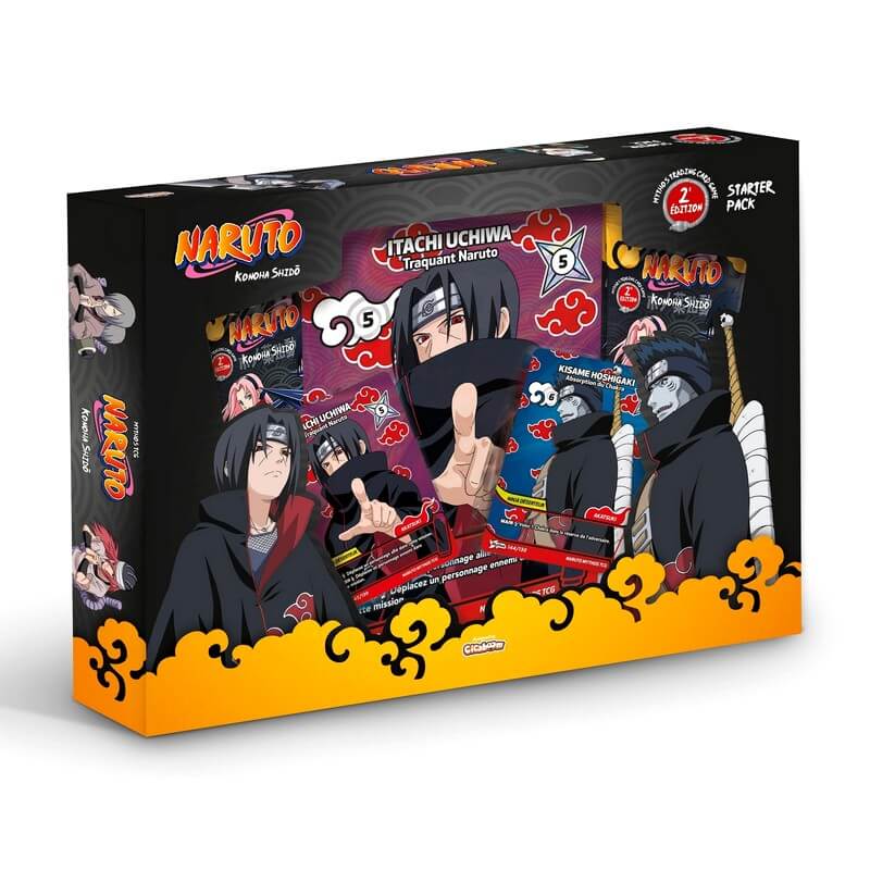 Naruto mythos - set 1 : konoha shido 2ème édition - starter pack itachi vf 9 Naruto mythos set 1 konoha shido 2eme edition starter pack itachi vo