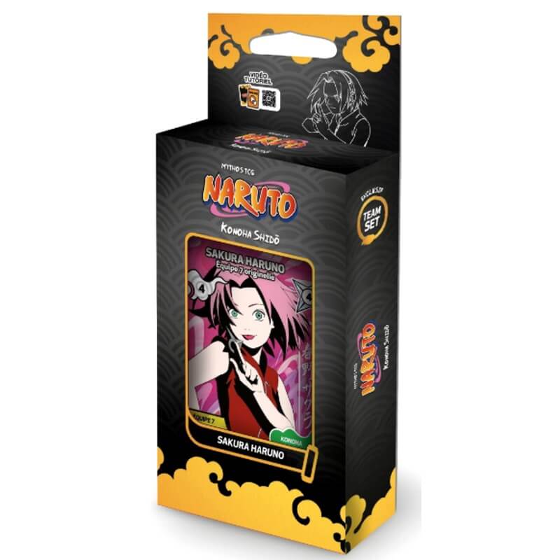 Naruto mythos - team set 2ème édition 27 Naruto mythos set 1 konoha shido 2eme edition team set