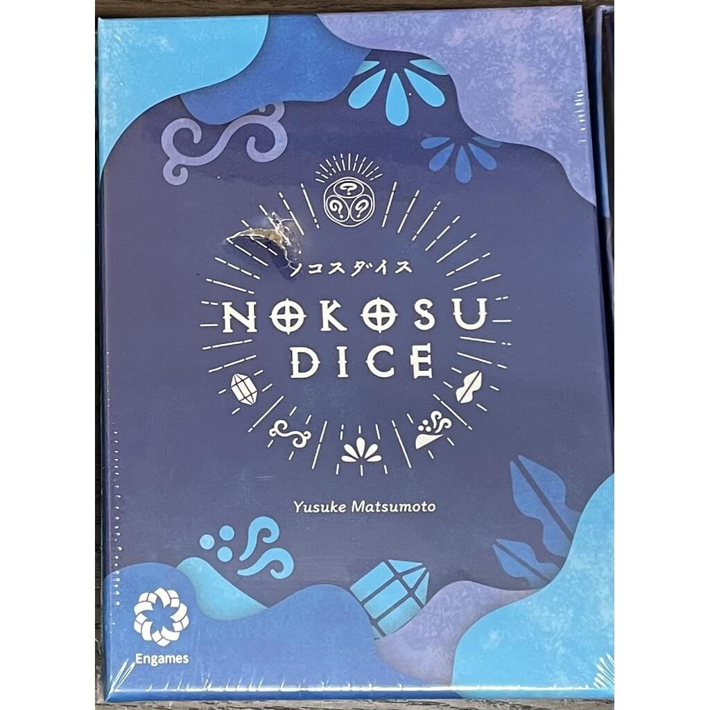 Nokosu dice – box damaged 2 Nokosu boite abimee0