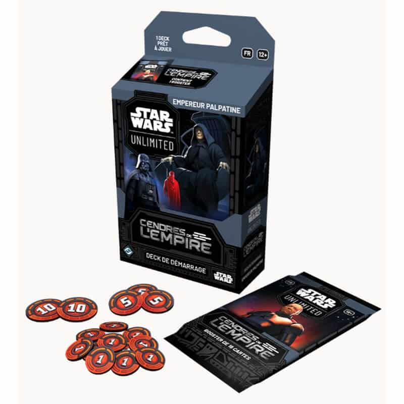 Star wars unlimited - cendres de l'empire - deck de démarrage empereur palpatine 3 Swu ch08 cendres de lempire deck de demarrage empereur palpatine 1