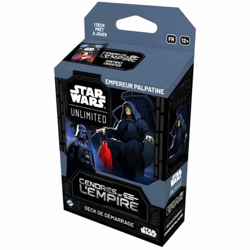 Star wars unlimited - cendres de l'empire - deck de démarrage empereur palpatine 15 Swu ch08 cendres de lempire deck de demarrage empereur palpatine